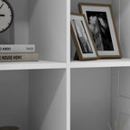 Meuble de rangement haut de 180 cm avec étagères amovibles, armoire de garde-manger de style moderne avec portes à fermeture douce, blanc