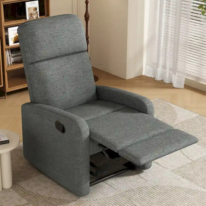 Fauteuil inclinable manuel moderne Fauteuil de cinéma maison inclinable manuel avec dossier réglable pour salon