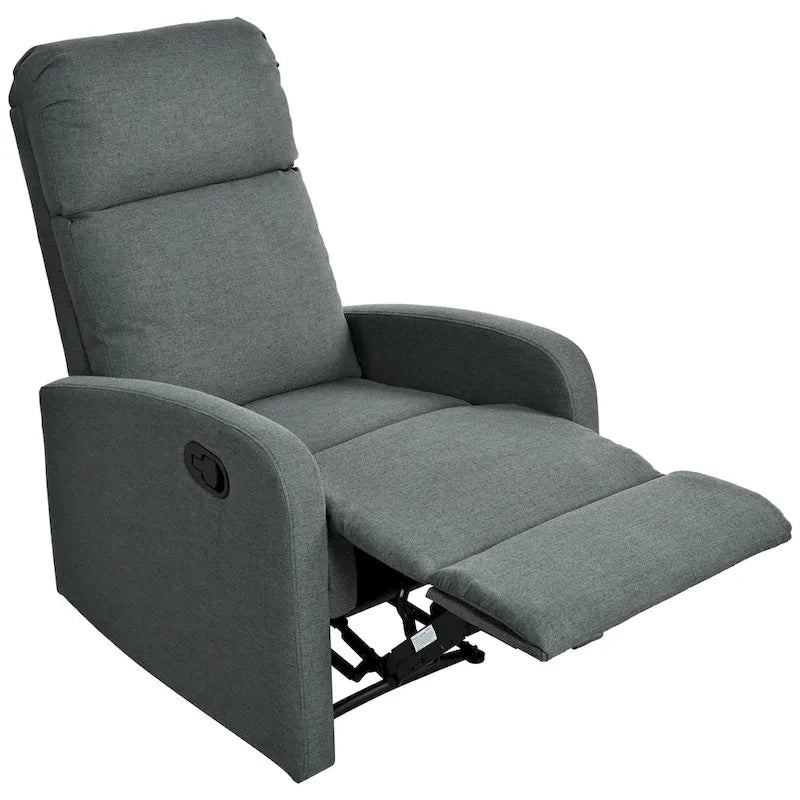 Fauteuil inclinable manuel moderne Fauteuil de cinéma maison inclinable manuel avec dossier réglable pour salon