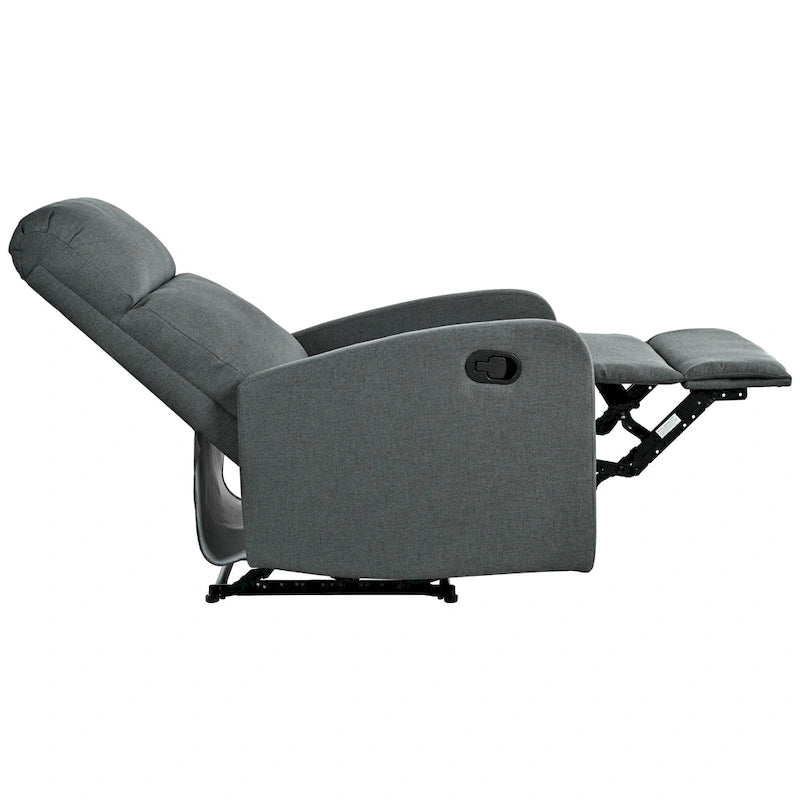 Fauteuil inclinable manuel moderne Fauteuil de cinéma maison inclinable manuel avec dossier réglable pour salon
