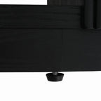 58.9 Table console moderne pour entrée, Table de canapé étroite avec étagère ouverte pour usage multifonctionnel