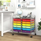 12-Drawer Rolling Storage Cart Mobile Utility Cart on Wheels