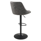 Tabouret de bar réglable Sylmar en similicuir