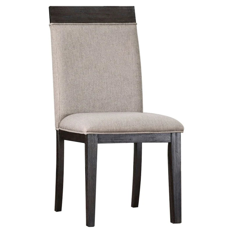 Chaises d'appoint rembourrées Edmonia Espresso (lot de 2)