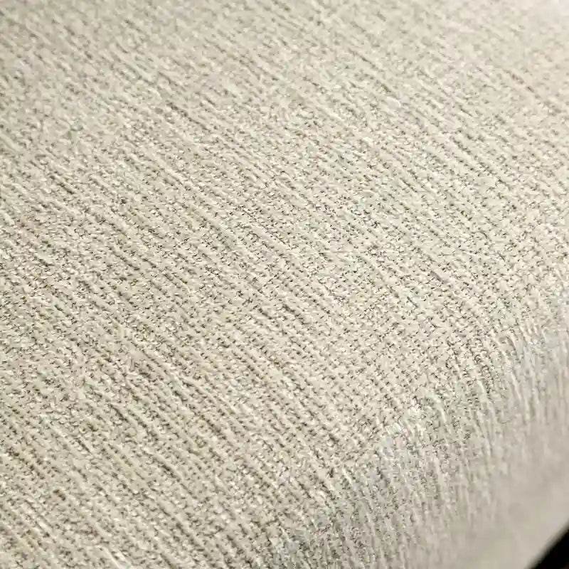 Canapé Brondon traditionnel en chenille crème avec accoudoirs roulés