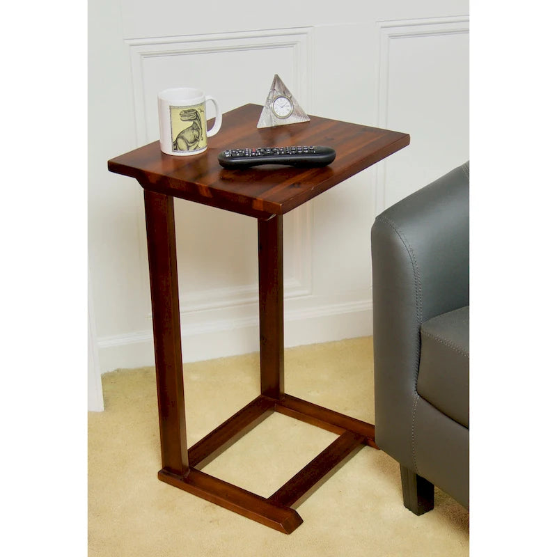 Table d'appoint en acacia massif Holly Hill pour canapé