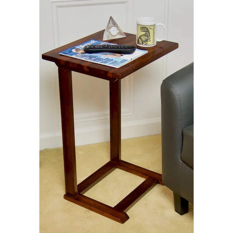 Table d'appoint en acacia massif Holly Hill pour canapé