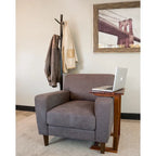 Table d'appoint en acacia massif Holly Hill pour canapé