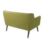 Causeuse en tissu Balestrand Mid-century à dossier touffeté