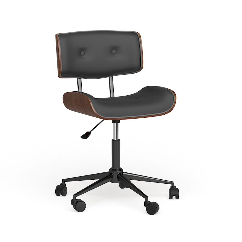 Chaise de Bureau Ergonomique Pivotante à 360°, Hauteur Réglable, en Maille, avec Appui-tête Réglable, Support Lombaire et Accoudoir