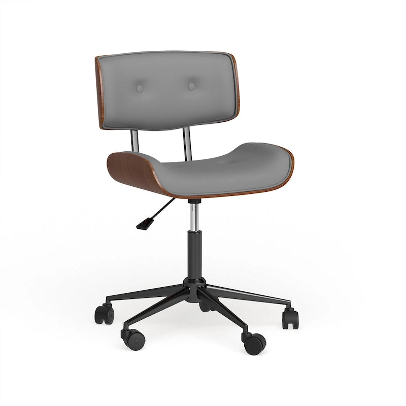 Chaise de Bureau Ergonomique Pivotante à 360°, Hauteur Réglable, en Maille, avec Appui-tête Réglable, Support Lombaire et Accoudoir