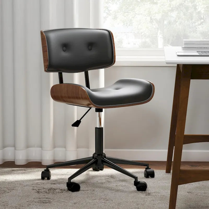 Chaise de Bureau Ergonomique Pivotante à 360°, Hauteur Réglable, en Maille, avec Appui-tête Réglable, Support Lombaire et Accoudoir
