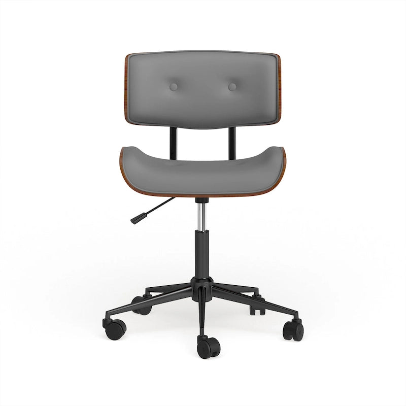 Chaise de Bureau Ergonomique Pivotante à 360°, Hauteur Réglable, en Maille, avec Appui-tête Réglable, Support Lombaire et Accoudoir