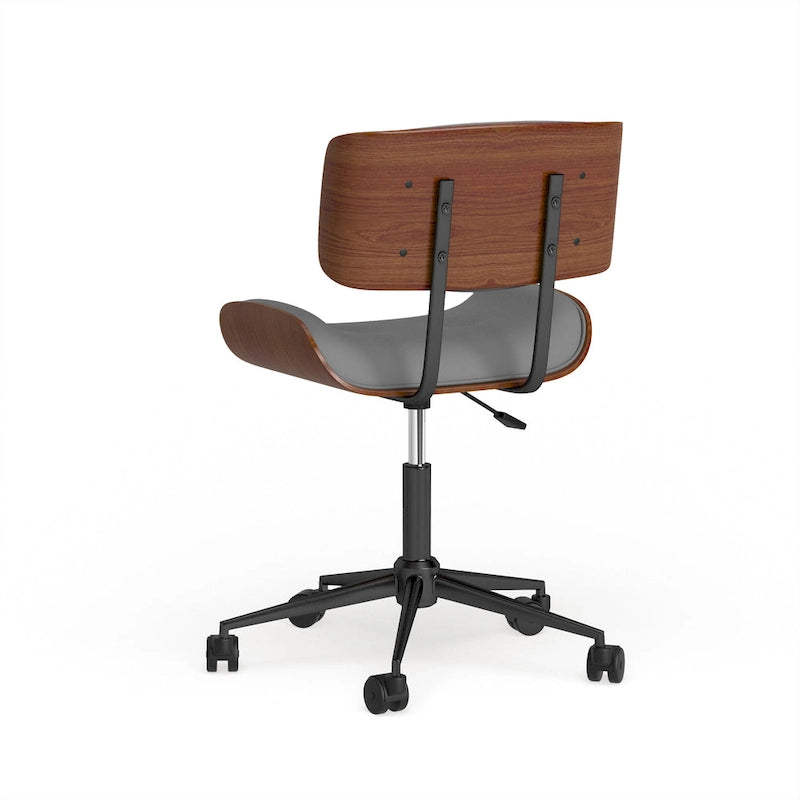 Chaise de Bureau Ergonomique Pivotante à 360°, Hauteur Réglable, en Maille, avec Appui-tête Réglable, Support Lombaire et Accoudoir