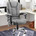 Chaise de bureau ergonomique avec 7 points de massage vibrant et fonctions chauffantes