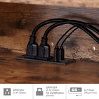Meuble TV mural console multimédia bureau flottant de rangement