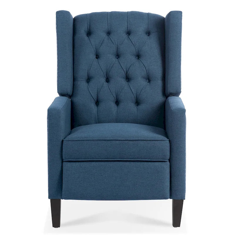 27.16 Fauteuil inclinable manuel large avec accoudoirs ailés