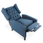 27.16 Fauteuil inclinable manuel large avec accoudoirs ailés