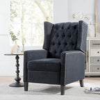 27.16 Fauteuil inclinable manuel large avec accoudoirs ailés