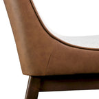 Table à manger rectangulaire en noyer 5 pièces du milieu du siècle