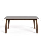 Table à manger rectangulaire en noyer 5 pièces du milieu du siècle